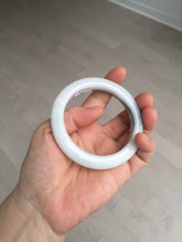 Load image into Gallery viewer, 56mm Certified Type A 100% Natural dark green/white//black Jadeite Jade bangle BK39-8357