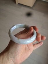 Load image into Gallery viewer, 57mm Certified Type A 100% Natural light yellow/purple/green(FU LU SHOU) Jadeite Jade bangle BK20-0756