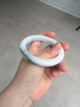 Load image into Gallery viewer, 56mm Certified Type A 100% Natural dark green/white//black Jadeite Jade bangle BK39-8357