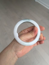 Load image into Gallery viewer, 56mm Certified Type A 100% Natural dark green/white//black Jadeite Jade bangle BK39-8357