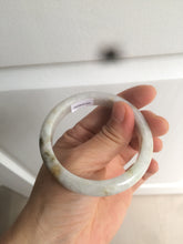 Load image into Gallery viewer, 52.3mm Certified type A 100% Natural green/white/very light purple/yellow Jadeite Jade bangle AZ77-1629