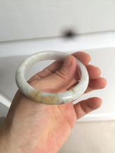 Load image into Gallery viewer, 52.3mm Certified type A 100% Natural green/white/very light purple/yellow Jadeite Jade bangle AZ77-1629