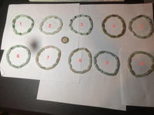 Load image into Gallery viewer, 100% natural type A green/brown/yellow jadeite jade beads bracelet W105