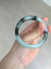 Load image into Gallery viewer, 53mm certified 100% natural Type A icy watery dark green brown jadeite jade bangle AH102-4492