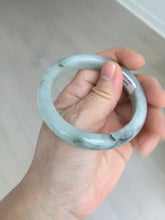 Load image into Gallery viewer, 52.3mm certified 100% natural Type A icy watery dark green jadeite jade bangle AH103-4490