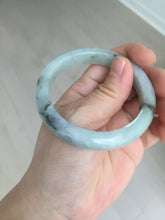 Load image into Gallery viewer, 52.3mm certified 100% natural Type A icy watery dark green jadeite jade bangle AH103-4490
