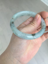 Load image into Gallery viewer, 52.3mm certified 100% natural Type A icy watery dark green jadeite jade bangle AH103-4490