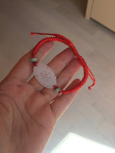 Load image into Gallery viewer, 100% Natural type A light green purple white openwork jadeite pendant BP183