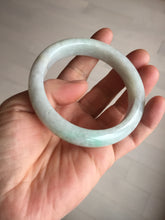 Load image into Gallery viewer, Shopify only 55.5mm Certified 100% natural Type A sunny green purple jadeite jade bangle BM89-9781