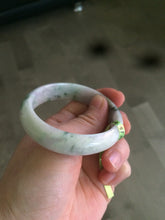 Load image into Gallery viewer, Certified 51.7 mm type A 100% Natural green/purple/white oval Jadeite Jade bangle F109-6200