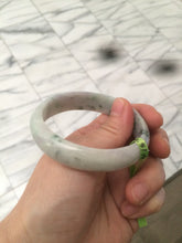 Load image into Gallery viewer, Certified 51.7 mm type A 100% Natural green/purple/white oval Jadeite Jade bangle F109-6200