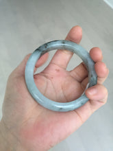 Load image into Gallery viewer, 56.9mm 100% natural Type A dark green Chinese painting (水墨) jadeite jade bangle AH94-4484
