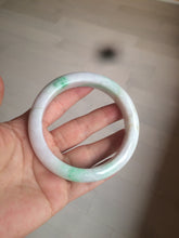 Load image into Gallery viewer, 61.8 mm certified type A 100% Natural sunny green/purple/white Jadeite Jade bangle AX103-5428