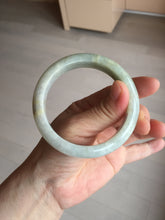 Load image into Gallery viewer, 55.4mm certified Type A 100% Natural green/yellow/purple/red Jadeite Jade bangle BM91-9786