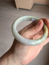 Load image into Gallery viewer, 56.1mm 100% natural certified light green yellow purple jadeite jade bangle BM92-9766