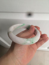Load image into Gallery viewer, 61.8 mm certified type A 100% Natural sunny green/purple/white Jadeite Jade bangle AX103-5428