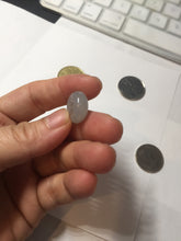 Load image into Gallery viewer, 15.7mm Type A 100% Natural green/gray Jadeite Jade Safety Guardian Button donuts Pendant PC112