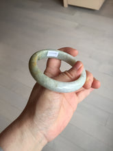 Load image into Gallery viewer, 56.1mm 100% natural certified light green yellow purple jadeite jade bangle BM92-9766