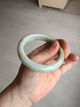 Load image into Gallery viewer, 56.1mm 100% natural certified light green yellow purple jadeite jade bangle BM92-9766