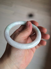 Load image into Gallery viewer, 58mm certified 100% natural sunny green/white/brown round cut jadeite jade bangle AX102-5430