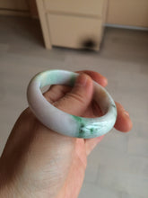 Load image into Gallery viewer, 50.5mm Certified Type A 100% Natural sunny green/purple/yellow(FU LU Shou) oval Jadeite Jade bangle AK53-1221