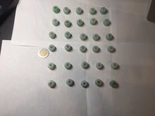 Load image into Gallery viewer, 13.5/12.5mm Type A 100% Natural light apple green/sunny green Jadeite Jade LuluTong (Every road is smooth) olive shape pendant group PA136