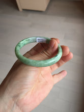 Load image into Gallery viewer, 47.5mm Certified type A 100% Natural sunny green Jadeite Jade bangle BM93-4468