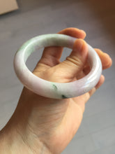 Load image into Gallery viewer, 59.5mm certified Type A 100% Natural light green sunny green red light purple Jadeite Jade bangle BF146-8461