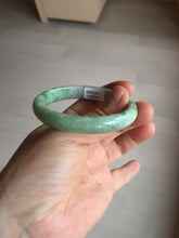 Load image into Gallery viewer, 47.5mm Certified type A 100% Natural sunny green Jadeite Jade bangle BM93-4468