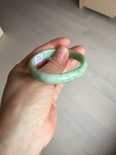 Load image into Gallery viewer, 47.5mm Certified type A 100% Natural sunny green Jadeite Jade bangle BM93-4468