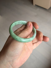 Load image into Gallery viewer, 47.5mm Certified type A 100% Natural sunny green Jadeite Jade bangle BM93-4468