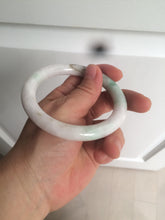 Load image into Gallery viewer, 58mm certified 100% natural sunny green/white/brown round cut jadeite jade bangle AX102-5430