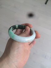Load image into Gallery viewer, 51 mm Certified Type A 100% Natural fresh sunny green/white Jadeite Jade AX11-1655