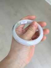 Load image into Gallery viewer, 57.7mm Certified 100% natural Type A dark green white purple jadeite jade bangle AH91-3014