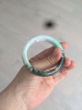 Load image into Gallery viewer, 51 mm Certified Type A 100% Natural fresh sunny green/white Jadeite Jade AX11-1655