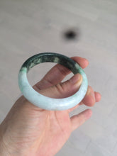 Load image into Gallery viewer, 51 mm Certified Type A 100% Natural fresh sunny green/white Jadeite Jade AX11-1655
