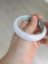 Load image into Gallery viewer, 54.2mm Certified type A 100% Natural dark green brown white purple Jadeite bangle AD120-3001