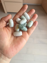 Load image into Gallery viewer, 100% Natural green/dark green/yellow/white jadeite jade Olives shape dzi bead(heaven's bead 天珠) Pendant bracelet group BF156