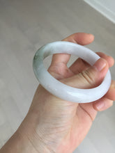 Load image into Gallery viewer, 57.5mm certified Type A 100% Natural dark green purple white Jadeite Jade bangle Y158-3015