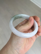 Load image into Gallery viewer, 57.5mm certified Type A 100% Natural dark green purple white Jadeite Jade bangle Y158-3015