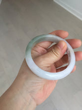 Load image into Gallery viewer, 57.5mm certified Type A 100% Natural dark green purple white Jadeite Jade bangle Y158-3015