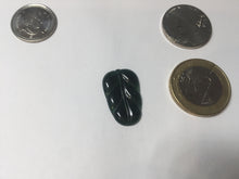 Load image into Gallery viewer, 100% natural type A icy watery dark green blue gray black Guatemala jadeite leaf pendant BP184-8/9/10