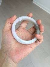 Load image into Gallery viewer, 57.5mm certified Type A 100% Natural dark green purple white Jadeite Jade bangle Y158-3015