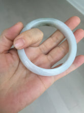 Load image into Gallery viewer, 57.7mm Certified 100% natural Type A dark green white gray purple brown jadeite jade bangle AD119-3012