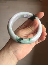 Load image into Gallery viewer, 58.5mm Certified 100% natural Type A green/purple chubby jadeite jade bangle PB97-8998