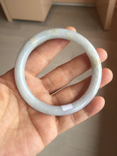 Load image into Gallery viewer, 57.8mm certified 100% natural type A green/purple/brown round cut jadeite jade bangle AJ74-8591