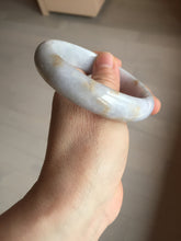 Load image into Gallery viewer, 59mm Certified Type A 100% Natural light purple yellow jadeite jade bangle BM99-4482