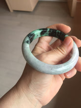 Load image into Gallery viewer, 58mm Certified 100% natural Type A green/purple jadeite jade bangle PB96-8986