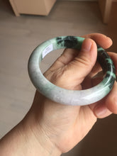 Load image into Gallery viewer, 58mm Certified 100% natural Type A green/purple jadeite jade bangle PB96-8986