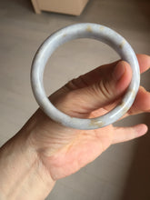 Load image into Gallery viewer, 59mm Certified Type A 100% Natural light purple yellow jadeite jade bangle BM99-4482